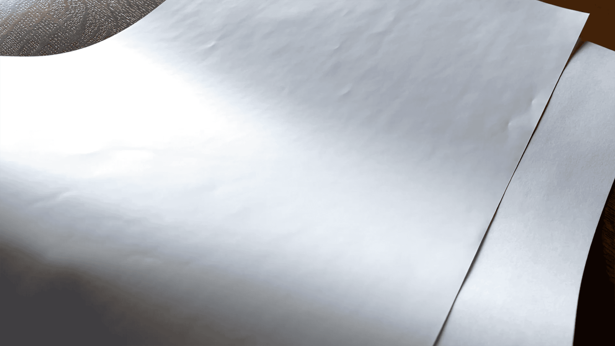 Uncoated vs Coated Paper Sample